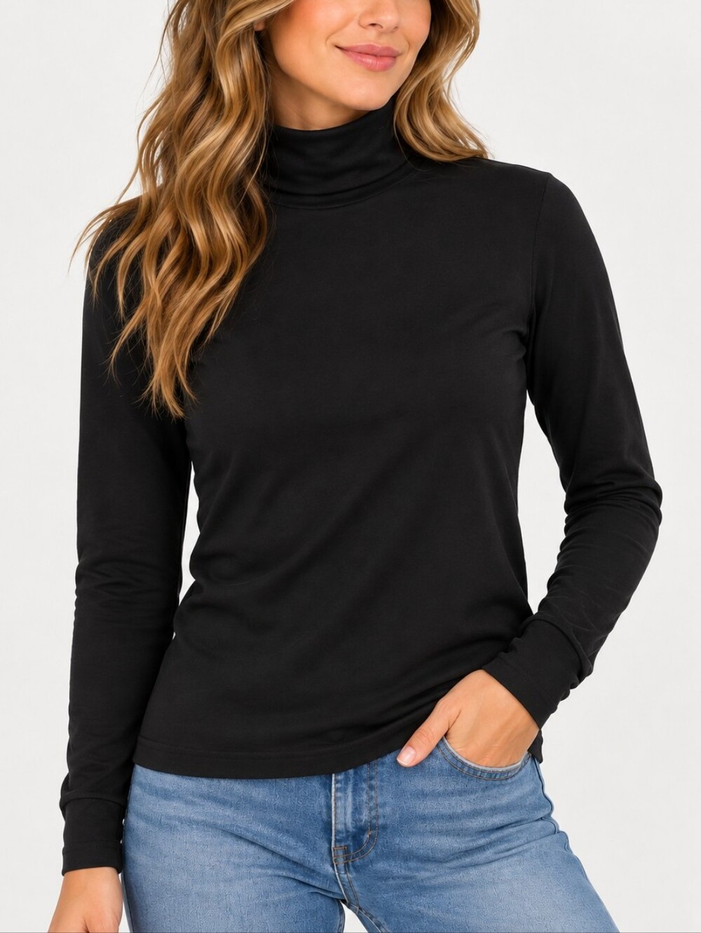VINEYARD VINES | Women’s 2-Pack Black Turtleneck Shirts Size M